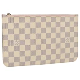 Louis Vuitton-LOUIS VUITTON Damier Azur Neverfull MM Pouch Pouch LV Auth 98972-Other
