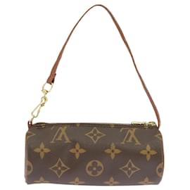 Louis Vuitton-LOUIS VUITTON Monogram Papillon Pouch LV Auth 93062-Monogram