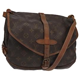 Louis Vuitton-LOUIS VUITTON Monogram Saumur 30 Shoulder Bag M42256 LV Auth 99734-Monogram