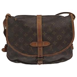 Louis Vuitton-LOUIS VUITTON Monogram Saumur 30 Shoulder Bag M42256 LV Auth 99734-Monogram