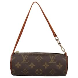 Louis Vuitton-LOUIS VUITTON Monogram Papillon Pouch LV Auth 100318-Monogram