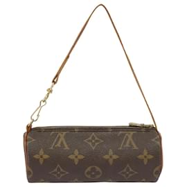 Louis Vuitton-LOUIS VUITTON Monogram Papillon Pouch LV Auth 100072-Monogram