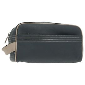 LOEWE Anagram Clutch Bag PVC Marino Auth ep6658 Azul marino