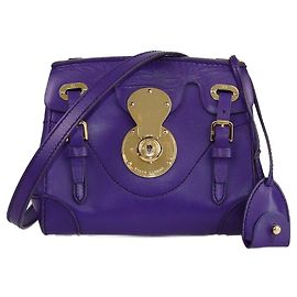 Bolsas RALPH LAUREN T. Couro Roxo
