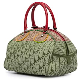 Dior-Brown Dior Diorissimo Rasta Handbag-Brown