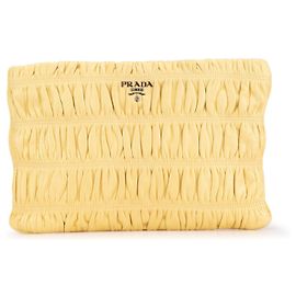 Pochette Gaufre Nappa Jaune Prada Jaune
