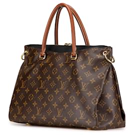 Louis Vuitton-Brown Louis Vuitton Monogram Pallas MM Satchel-Brown