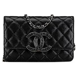 Chanel-CHANEL Handbags T.  Leather-Black