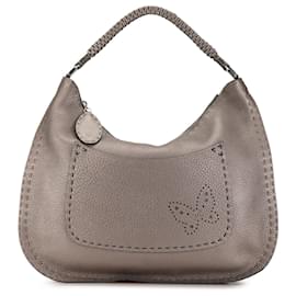 Fendi-Sac Hobo Selleria Fendi gris-Autre