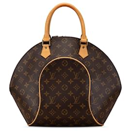 Louis Vuitton-Brown Louis Vuitton Monogram Ellipse PM Handbag-Brown