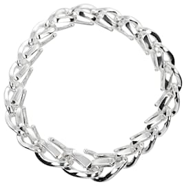 Tiffany & Co-Pulseira de elos médios em prata 925 Tiffany & Co-Prata,Metálico