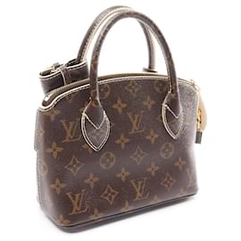 Louis Vuitton-Louis Vuitton Lockit BB Handbag Shiny Monogram-Brown