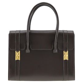 Hermès Borsa Hermes Drag 27 in pelle box calf Marrone