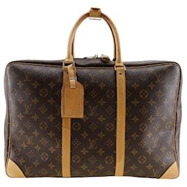Louis Vuitton-Louis Vuitton Monogram Canvas Sirius 45 Boston Bag M41408-Brown