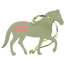 Hermès-Hermes Petit Ash Horse Charm Cobalt Sanguine-Blue