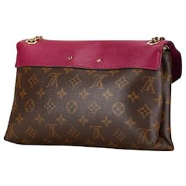 Louis Vuitton-Louis Vuitton Monogram Pallas Chain Shoulder Bag M41200-Brown