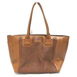 Bolsa tote de couro Furla Capriccio M Marrom