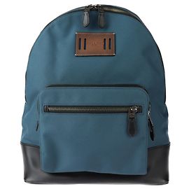 COACH West Backpack in Cordura Black Blue