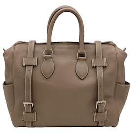 Hermès-Sac Tote Hermes Pur Sangle 31-Taupe