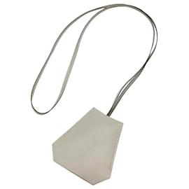Hermès-Hermes Clochette Key Ring Bag Charm-Brown