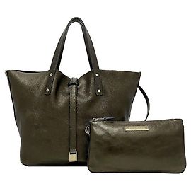 Tiffany & Co Bolsa tote de couro dourado metálico Tiffany Dourado Metálico