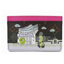 Louis Vuitton-NEW LOUIS VUITTON VIVIENNE HOLIDAY MONOGRAM LV M81729 CARD HOLDER-Brown