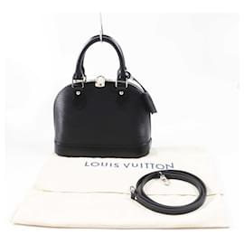 Louis Vuitton-Louis Vuitton Alma BB Epi Leather Handbag-Black
