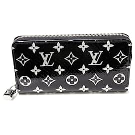 Louis Vuitton Monogram Python Zippy Wallet N96955 Black