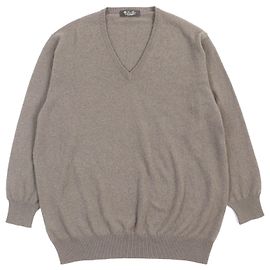 Loewe Pull V en cachemire bébé Loro Piana marron Marron