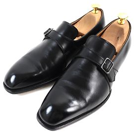 Autre Marque Scarpe in pelle Monk Strap SPIGOLA nere Nero