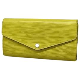 Louis Vuitton-Louis Vuitton Long Wallet Epi Portefeuille Sarah M60588 Pistache-Other