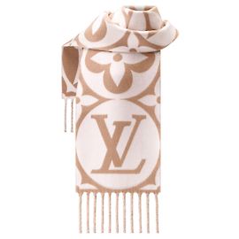 Louis Vuitton LV Medaillon Schal neu Pink Beige