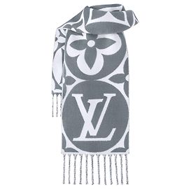 Louis Vuitton LV Nedallion scarf new Grey