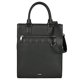 Christian Dior-Christian Dior Dior Safari Tote Bag-Black