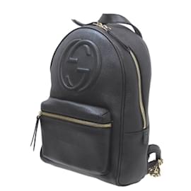 Gucci Interlocking G Soho Backpack Black