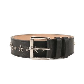 Jimmy Choo Black Leather Belt Black