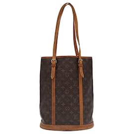 Louis Vuitton-LOUIS VUITTON Monogram Bucket GM Shoulder Bag M42236 LV Auth 96874-Monogram