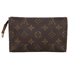 Louis Vuitton-LOUIS VUITTON Monogram Bucket PM Accessory Pouch LV Auth bs20015-Monogram