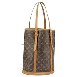 Louis Vuitton-LOUIS VUITTON Monogram Bucket GM Shoulder Bag M42236 LV Auth ki5108-Monogram