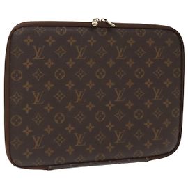 LOUIS VUITTON Monogram Computer Sleeve PM PC Case M56396 LV Auth 99106 Monogram