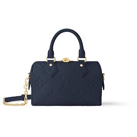 Louis Vuitton LV Speedy 20 en cuir bleu neuf Bleu