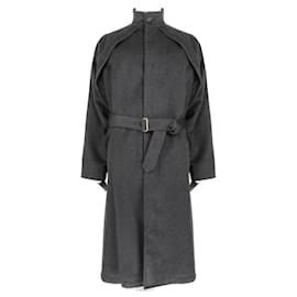 Alfred Dunhill-Dunhill Charcoal Grey Coat-Dark grey
