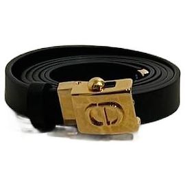 Cinturón DIOR T.cm 80 de cuero Negro