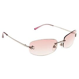 Óculos de sol Chanel 4002 rosa com logo Rosa