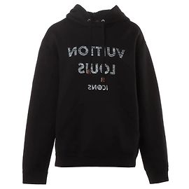 Louis Vuitton Icons Reverse Logo Sweatshirt Black