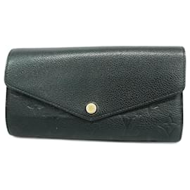 Louis Vuitton-Louis Vuitton Long Wallet Monogram Empreinte-Black