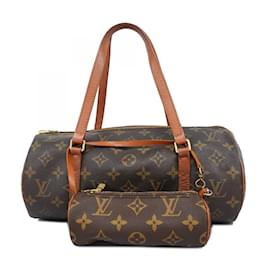 Louis Vuitton-Louis Vuitton Monogram Papillon 30 Handbag-Brown