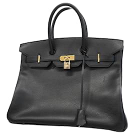 Hermès-Hermes Birkin 35 Handbag-Black