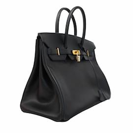 Hermès-Hermes Birkin 35 Handbag-Black