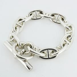 Hermès-Hermes Chaine d'Ancre TGM Silver 925 Men's Bracelet-Other